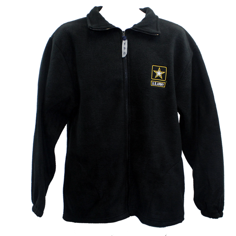 Us army shop black fleece jacket