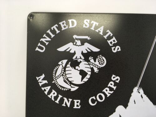 US Marines Iwo Jima 15"x12" Tin Sign