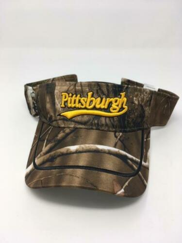 Camo Pittsburgh Visor - Penguins Steelers Pirates Fans