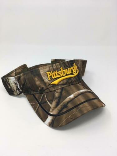 Camo Pittsburgh Visor - Penguins Steelers Pirates Fans