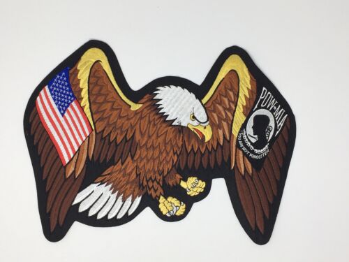 Pow Mia Eagle Patriot Back 13" Patch All Gave Some Some Gave All
