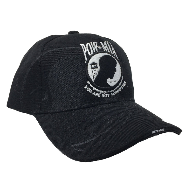 Black POW-MIA You Are Not Forgotten Baseball Hat