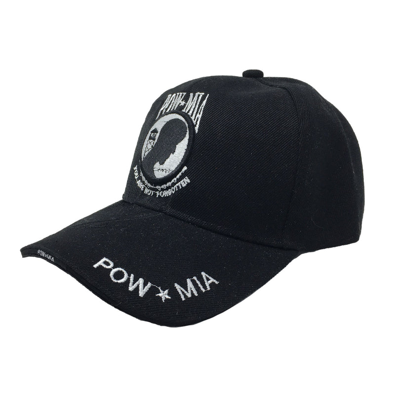 Black POW-MIA You Are Not Forgotten Baseball Hat