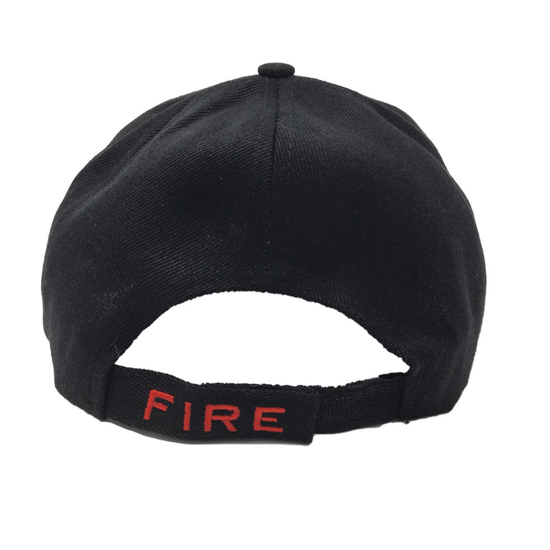 First In Last Out Fire Department Hat Black