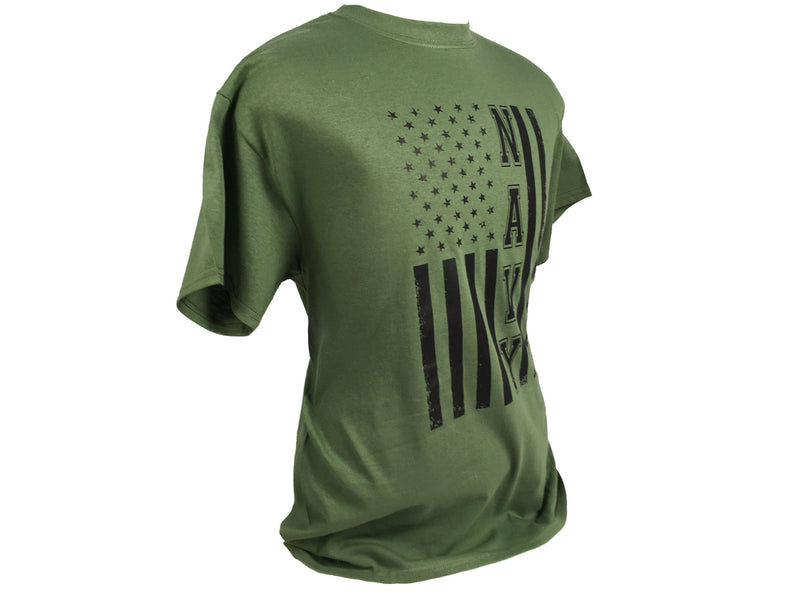 OD Green US Navy Flag T-Shirt