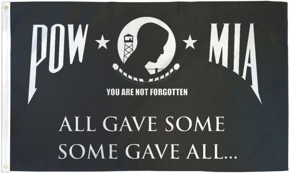 POW-MIA All Gave Some Some Gave All Flag 3'x5'